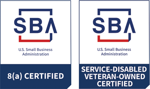 SBA 8(a) Certified & SBA Service-Disabled Veteran-Owned Certified 